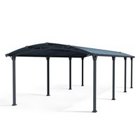 Carport ARCADIA aluminium gris anthracite RAL 7016 H.242x l.359x p.863 LDD Main Image