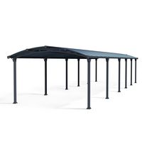 Carport ARCADIA aluminium gris anthracite RAL 7016 H.242x l.359x p.1290 LDD Main Image