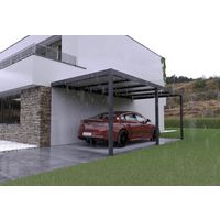 Carport mural CELTINA aluminium -Lapeyre