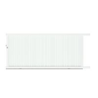 Portail coulissant VALERIAN alu H.160 x l.350 blanc neige RAL 9016 brillant D Main Image