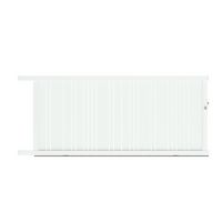 Portail coulissant VALERIAN alu H.160 x l.350 blanc neige RAL 9016 brillant G Main Image