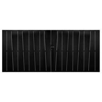 Portail battant VERDALLE acier galvanisé noir 9005 H.150 x l.350 Main Image