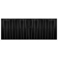 Portail battant VERDALLE acier galvanisé noir 9005 H.150 x l.400 Main Image