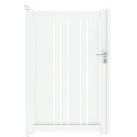 Portillon VALERIAN aluminium H.160 x l.100 blanc neige RAL 9016 brillant G Main Image