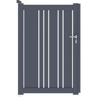 Portillon VALERIAN aluminium H.160 x l.100 gris anthracite RAL 7016 FS G Main Image