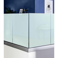 Balustrade Claire en verre blanc mat, pour int/ext. hors bord de mer (en ML) Main Image