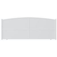 Portail coulissant VALMA aluminium H.140/160 x l.375 blanc RAL 9016 Main Image