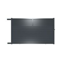 Portail coulissant aluminium VALMY gris anthracite H.182 x l.300 gauche Main Image