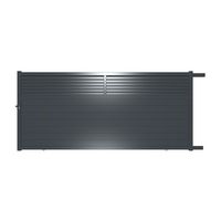 Portail coulissant aluminium VALMY gris anthracite H.182 x l.400 droite Main Image