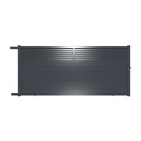 Portail coulissant aluminium VALMY gris anthracite H.182 x l.400 gauche Main Image