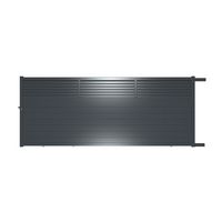 Portail coulissant aluminium VALMY gris anthracite H.182 x l.450 droite Main Image