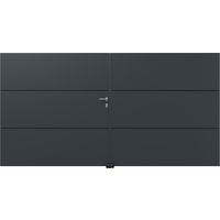 Portail bat VINICIUS aluminium H.180 x l.350 gauche gris anthracite RAL 7016 LDD Main Image