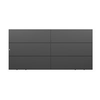 Portail coulissant VINICIUS aluminium H.180 x l.375  gris anhracite RAL 7016 LDD Main Image