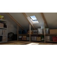 Lucarne de toit Lapeyre Aura bois foncé - Fenêtres