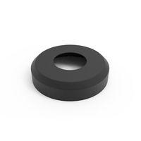 Cache sabot pour balustrade LISSEO noir RAL 9005 sablé Main Image