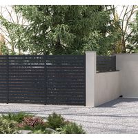 Pack 5 tubes ajouré clôture Valeda aluminium sur mesure | Lapeyre