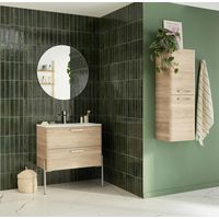 Plan vasque simple 80 cm résine FRIDA - Lapeyre