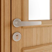 Porte d'entrée ANNE-PERRINE Chêne sur mesure-Lapeyre