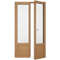 Porte-fenêtre pin ARBOREAL finition lasure sur mesure | Lapeyre