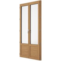Porte-fenêtre pin ARBOREAL finition lasure sur mesure | Lapeyre