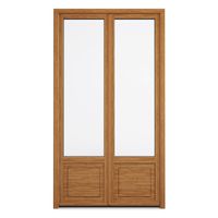 Porte-fenêtre chêne ARBOREAL finition lasure sur mesure | Lapeyre