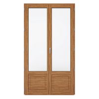 Porte-fenêtre chêne ARBOREAL finition lasure sur mesure | Lapeyre