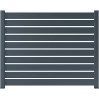 Pack 5 tubes ajouré clôture Valeda aluminium | Lapeyre