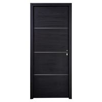 BP ROXIE *** Thermique Noir inserts Inox- H.90- Ame polystyrène- H.204 x l.83 G Main Image