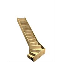 Escalier Faubourg 1/4 t. bas déb. Sapin S/Rampe Moyen h.274 R.280 Gauche Main Image