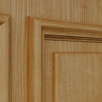 Porte d'entrée ANNE-EVA bois exotique -Lapeyre