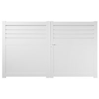 Portail battant PVC ARRADON avec accessoires 180 x l.350 Main Image