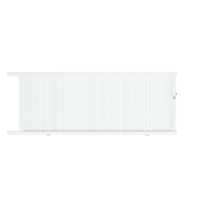 Portail coulissant VALERIAN alu H.160 x l.400 blanc neige RAL 9016 brillant G Main Image