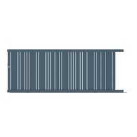 Portail coulissant aluminum Valérian sur mesure