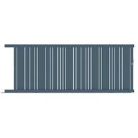 Portail coulissant Aluminum Valérian sur mesure | Lapeyre