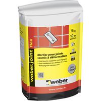 Mortier joint souple en poudre Weber