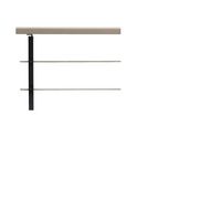 Main courante STUDIO bois chêne | Lapeyre