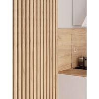 Lot de 2 panneaux mur 277x30 cm Woodwall Effect 3D claustra | Lapeyre