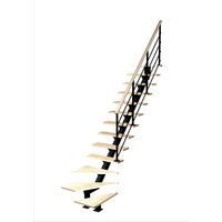 Escalier Elliot 1/4 t. bas Hêtre Eva  h.274 R.280 Droite Main Image