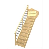 Escalier Faubourg 1/4 t. haut Sapin Rég. TP  h.274 R.85 Gauche Main Image