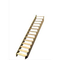 Escalier Ouessant Droit Sapin S/Rampe  h.286 R.290 Droite Main Image