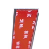 Profilés de finition minimaliste CREAPANO H.255 finition aluminium Main Image