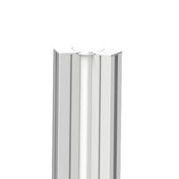 poteau angle pour clôture BARI/PISE aluminium-Lapeyre