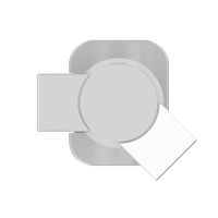 poteau angle pour clôture BARI/PISE aluminium-Lapeyre