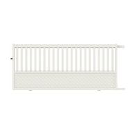 Portail coulissant ETNA aluminium blanc RAL 9016 H.160 x l.357 D Main Image