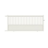 Portail coulissant ETNA aluminium blanc RAL 9016 H.160 x l.357 G Main Image