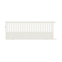 Portail coulissant ETNA aluminium blanc RAL 9016 H.160 x l.407 D Main Image