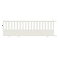 Portail coulissant ETNA aluminium blanc RAL 9016 H.160 x l.507 D Main Image