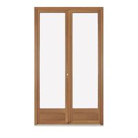 Porte-fenêtre ODE PIN sur-mesure lasure+F4 | Lapeyre