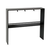 Etagère de crédence métal noir H52xL60 1 tablette + 1 dessus Main Image