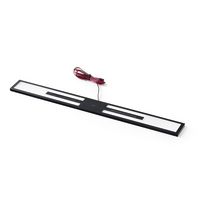reglette double extra plate  12w + interrupteur + tranformateur  noir l.50 Main Image